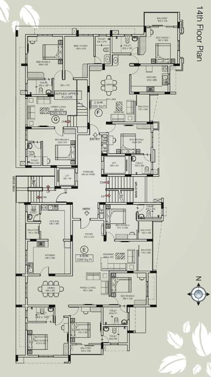 Images for Cluster Plan of ABAD Golden Oak