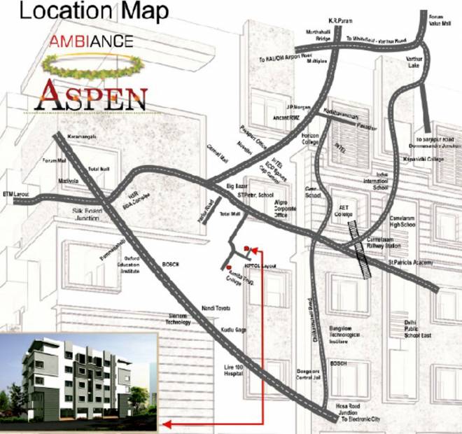  aspen Images for Location Plan of Ambiance Aspen