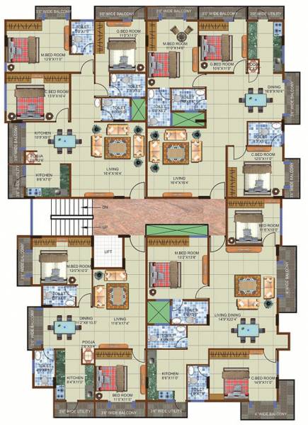 Images for Cluster Plan of Fateh Buildtech Classica