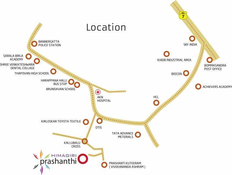 Images for Location Plan of Himagiri Prashanthi