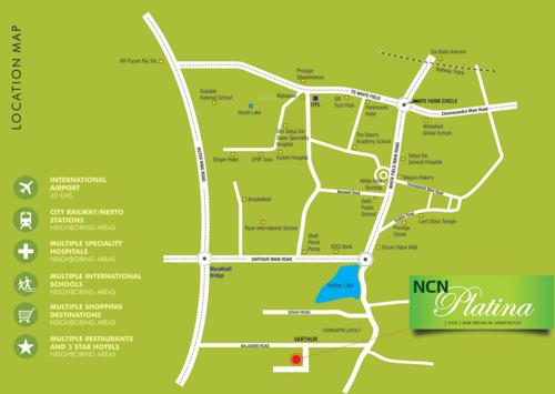  platina Images for Location Plan of NCN Platina