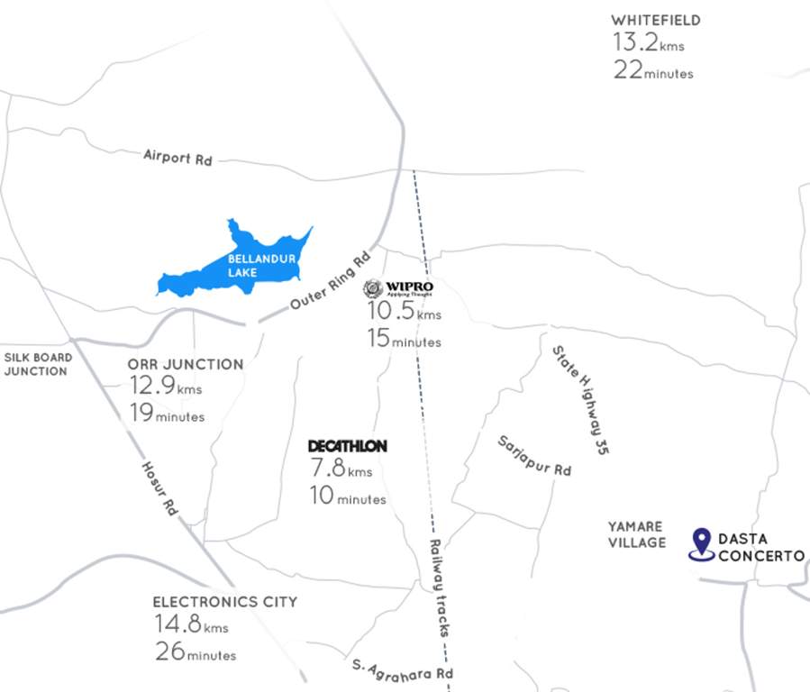  concerto Images for Location Plan of Dasta Concerto