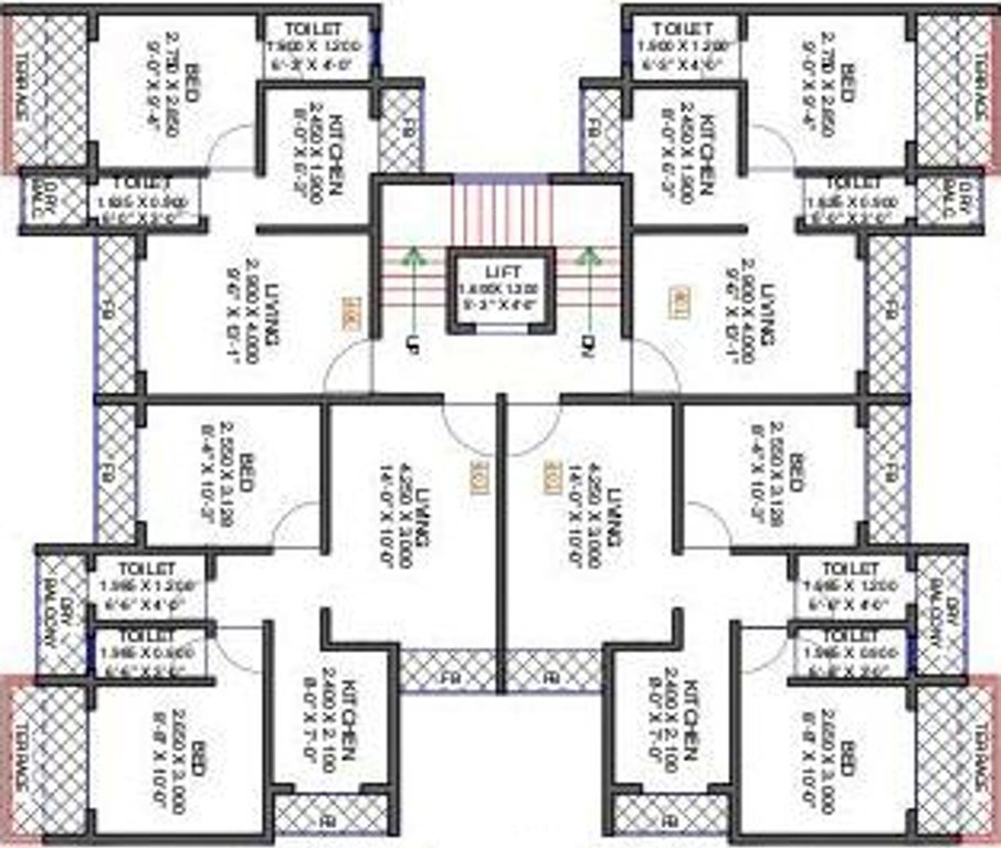 Images for Cluster Plan of Skyline Skyline Residency