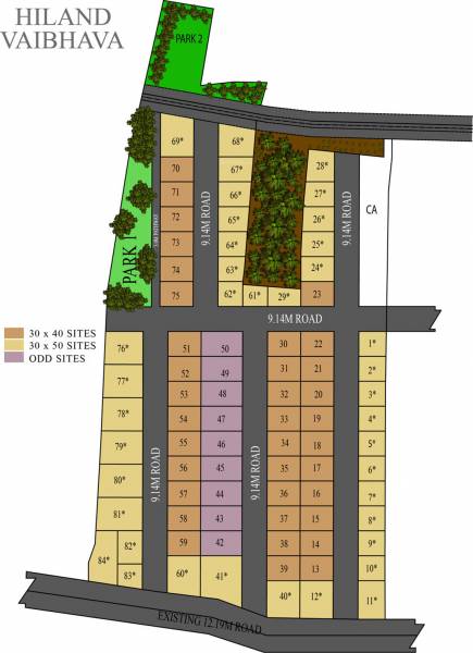 Images for Layout Plan of Hiland Vaibhava