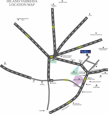 Location Plan hiland-realty vaibhava Location Plan