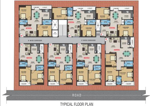  hallmark Images for Cluster Plan of Parthu Hallmark