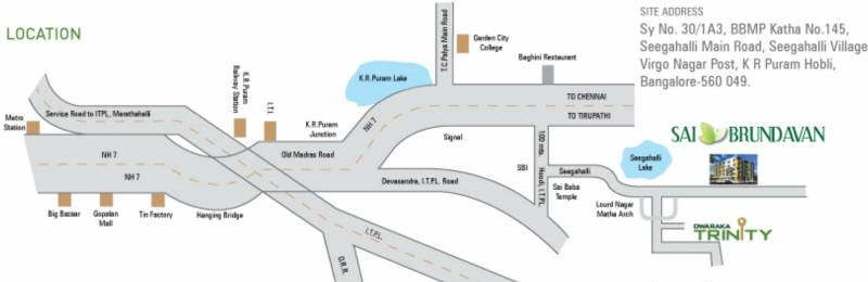 Images for Location Plan of Sri Dwaraka Sai Brundavan