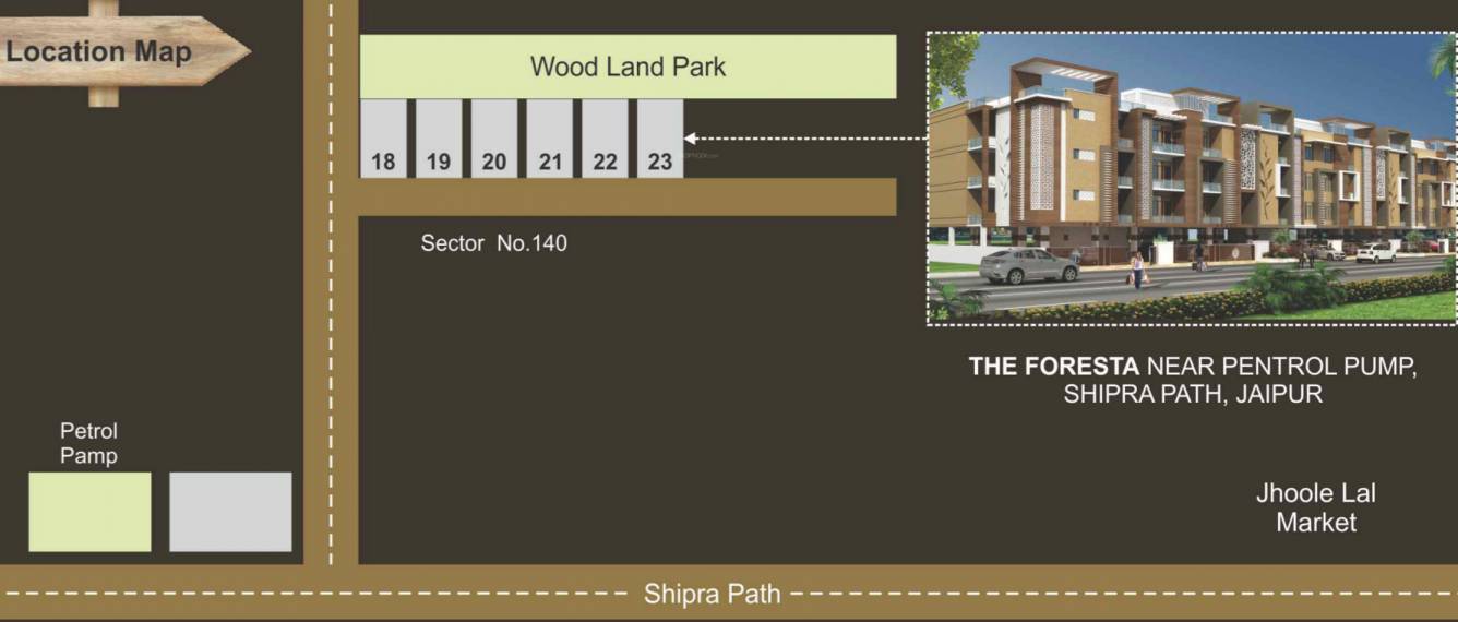 Images for Location Plan of Aashish The Foresta