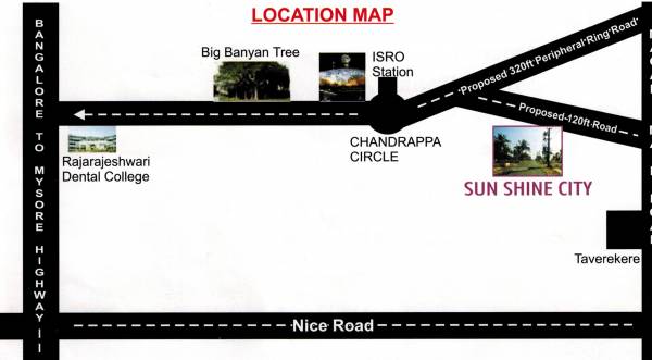 Images for Location Plan of Svamitva Sunshine City Phase II