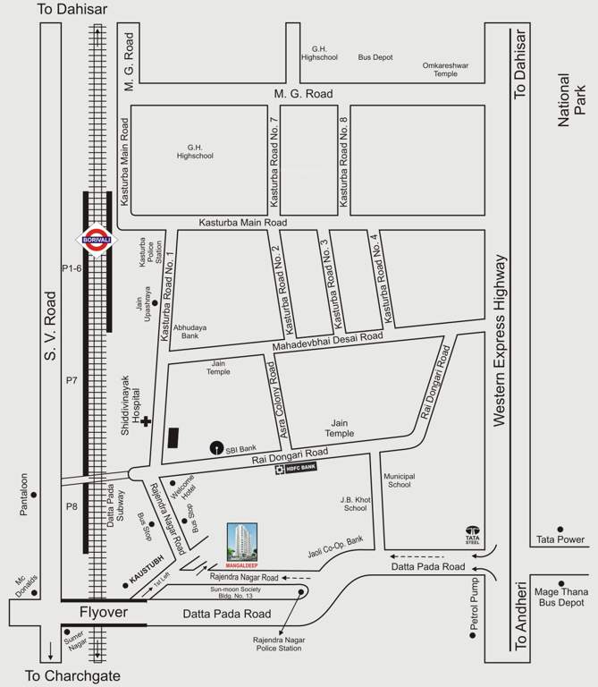 mangaldeep chsl Images for Location Plan of Dhariwal Mangaldeep CHSL