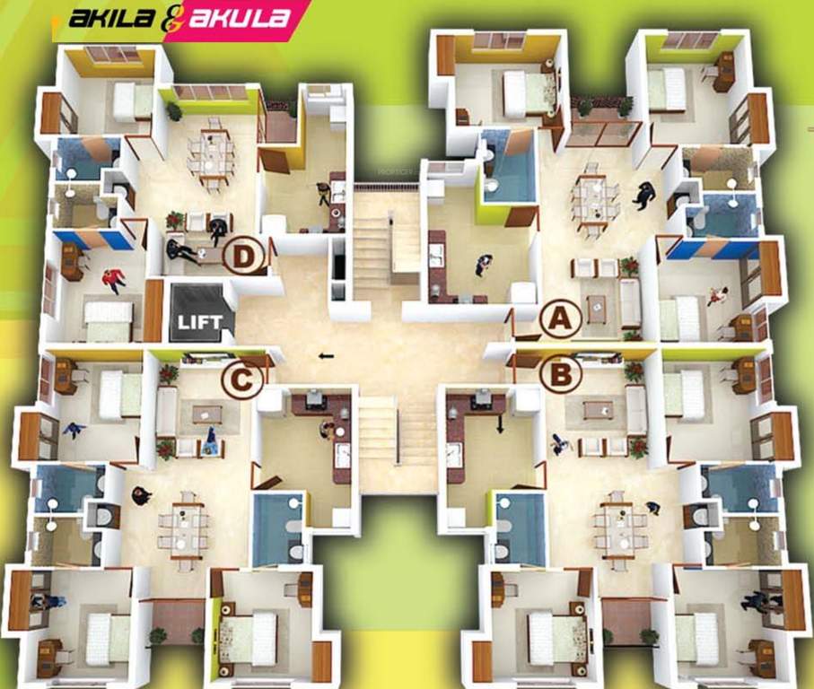 Images for Cluster Plan of Gokulam Akila And Akula