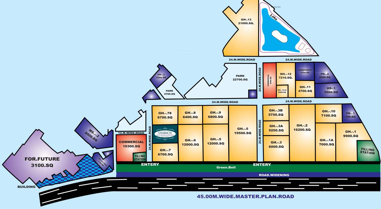  new delhi extension Images for Layout Plan of Oxirich New Delhi Extension