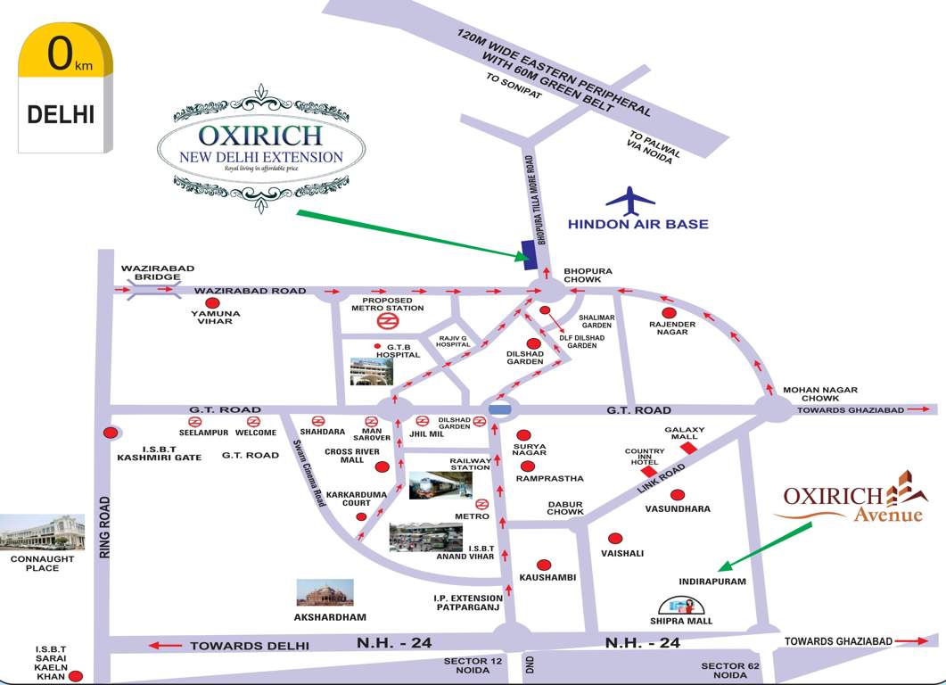  new delhi extension Images for Location Plan of Oxirich New Delhi Extension