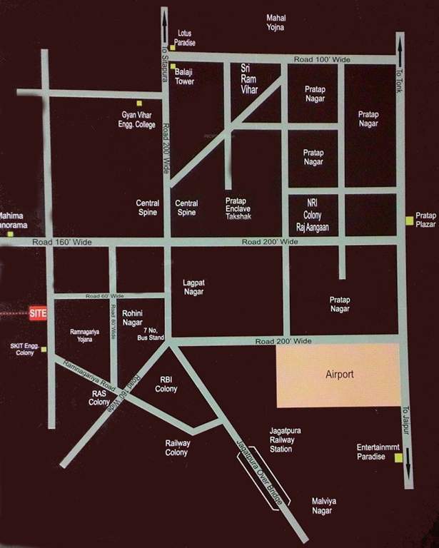  royals Images for Location Plan of Ruheen Royals