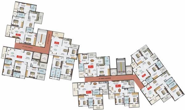  tower Images for Cluster Plan of GK Tower