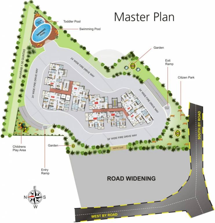 tower Images for Master Plan of GK Tower