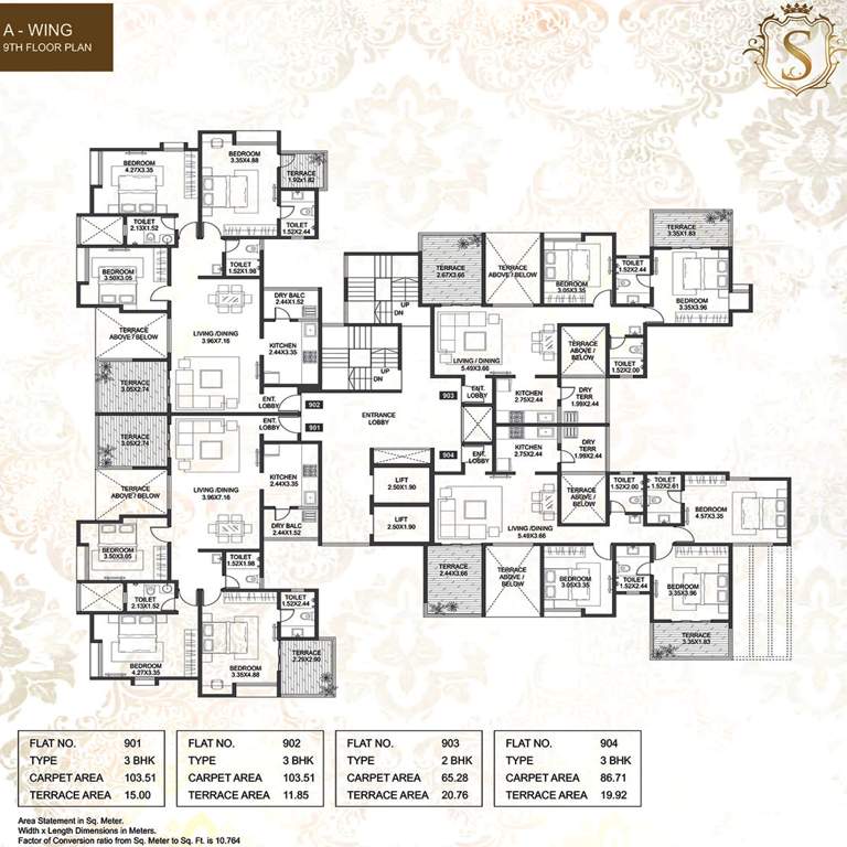  swapna samrat Images for Cluster Plan of Paranjape Swapna Samrat