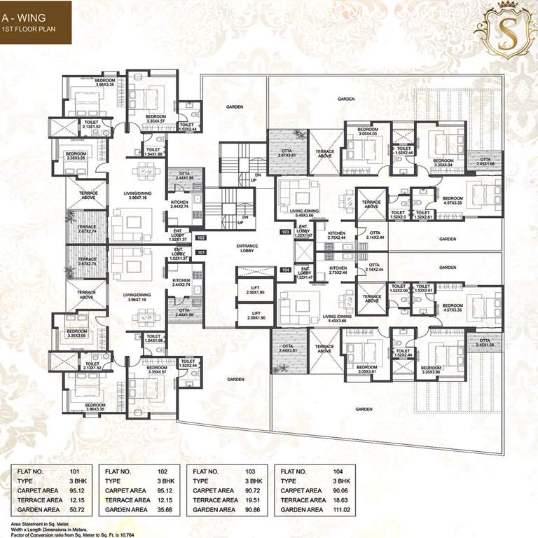  swapna samrat Images for Cluster Plan of Paranjape Swapna Samrat