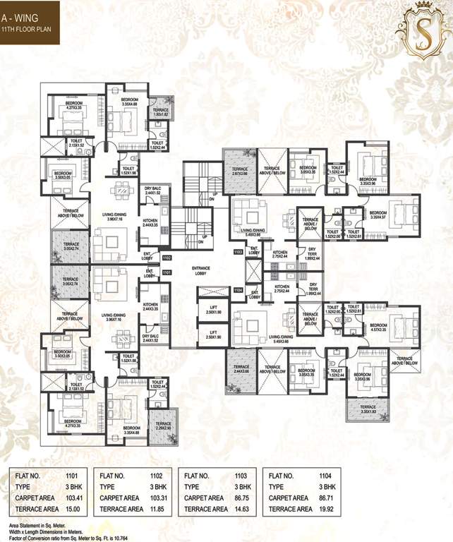  swapna samrat Images for Cluster Plan of Paranjape Swapna Samrat