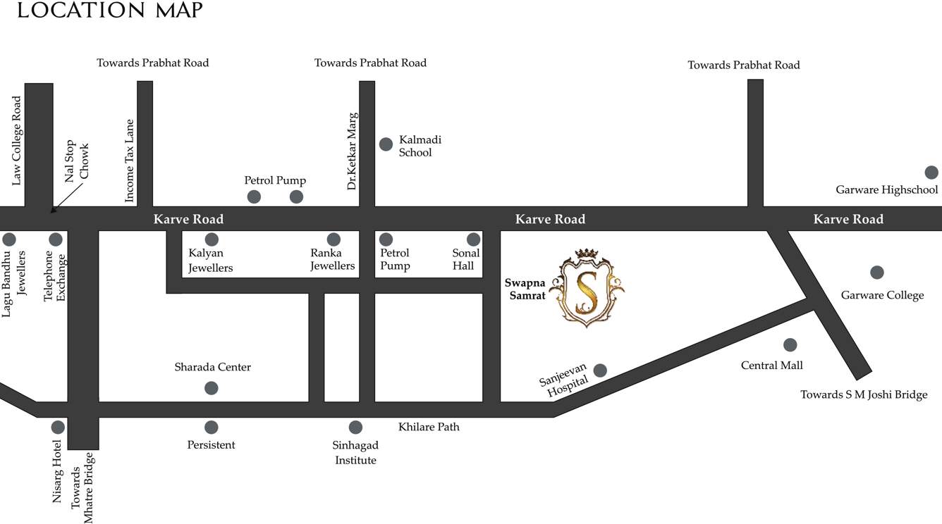  swapna samrat Images for Location Plan of Paranjape Swapna Samrat