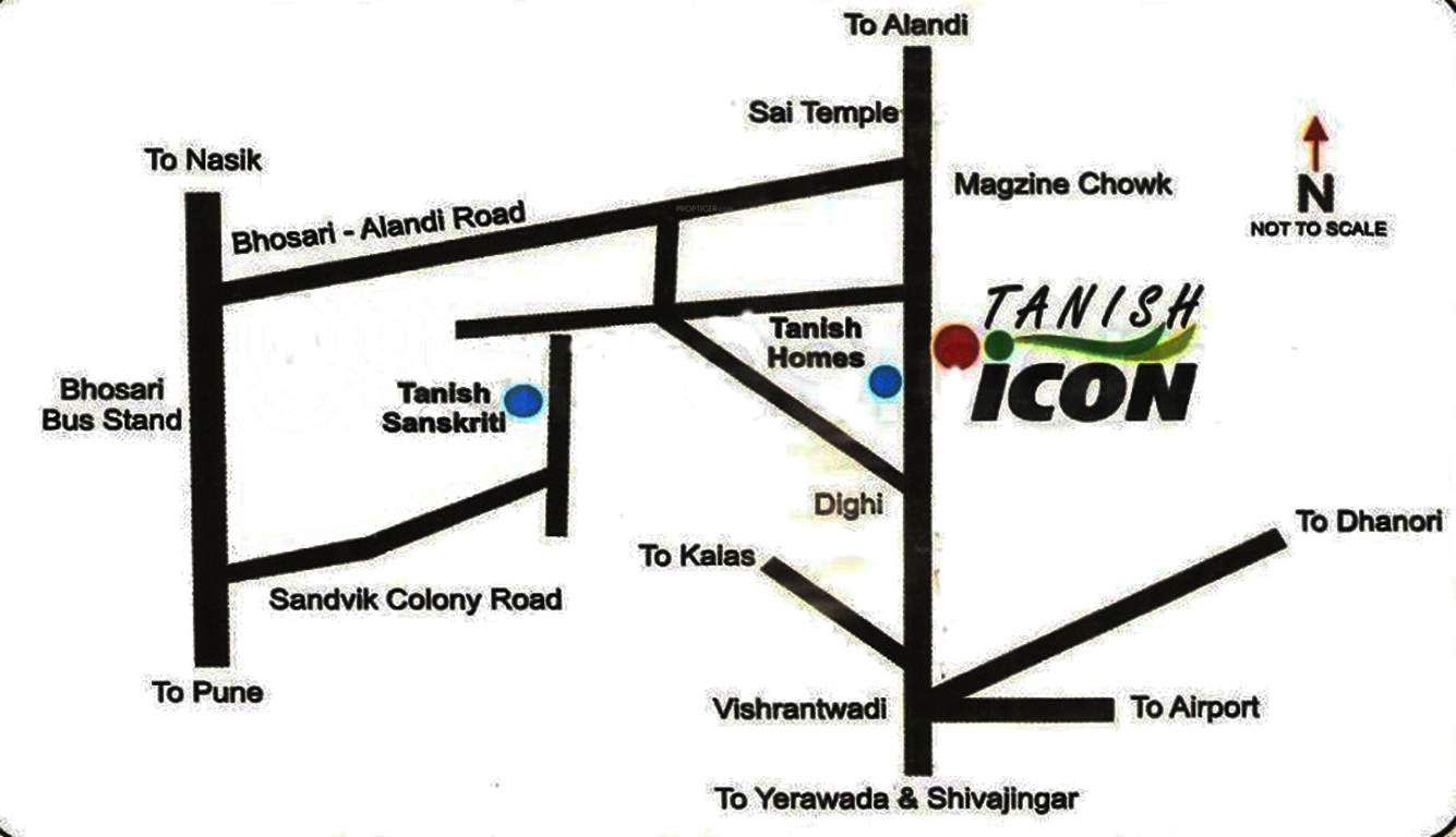  icon Images for Location Plan of Tanish Builder Icon