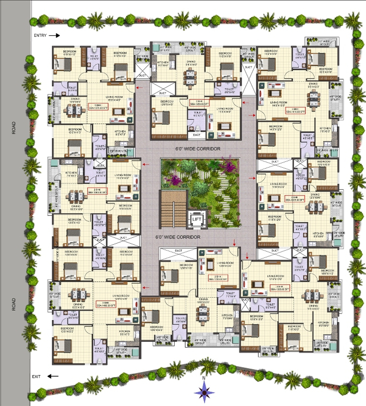 1410-sq-ft-3-bhk-3t-apartment-for-sale-in-vr-residency-lake-view