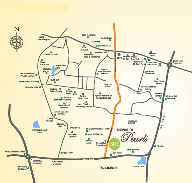 pearls Location Plan