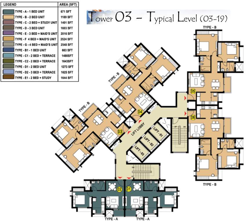  hillside gateway Images for Cluster Plan of Prestige Hillside Gateway