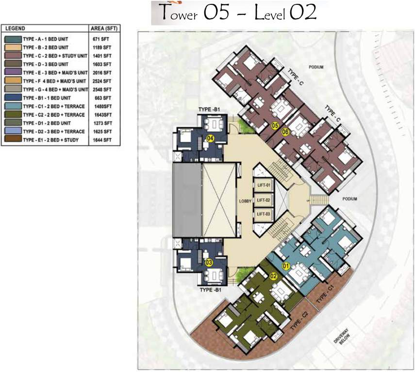  hillside gateway Images for Cluster Plan of Prestige Hillside Gateway