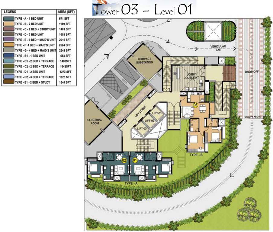  hillside gateway Images for Cluster Plan of Prestige Hillside Gateway