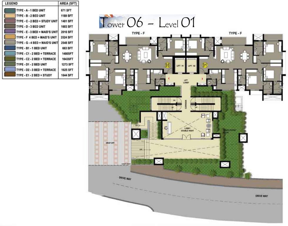  hillside gateway Images for Cluster Plan of Prestige Hillside Gateway