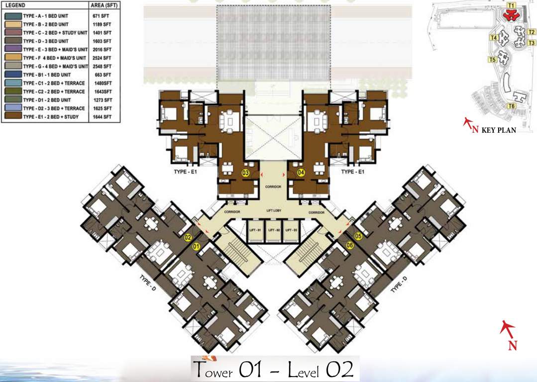  hillside gateway Images for Cluster Plan of Prestige Hillside Gateway