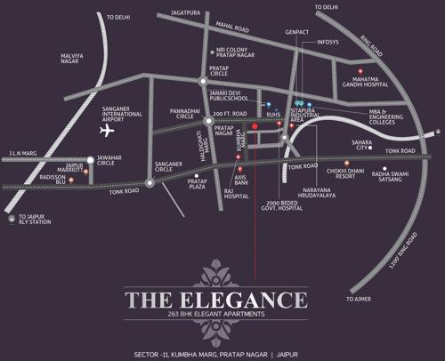  the-elegance Images for Location Plan of SSBC The Elegance