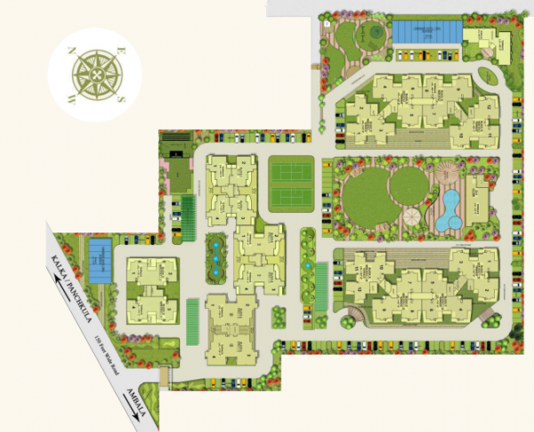  apartments Layout Plan