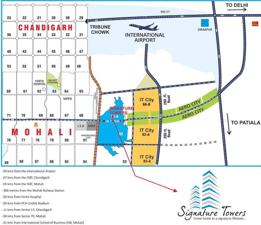 Images for Location Plan of KLV Builders And Developers Signature Towers
