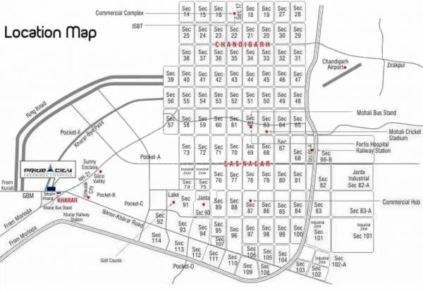Images for Location Plan of Sandalwood Pride City Images for Location Plan of Sandalwood Pride City
