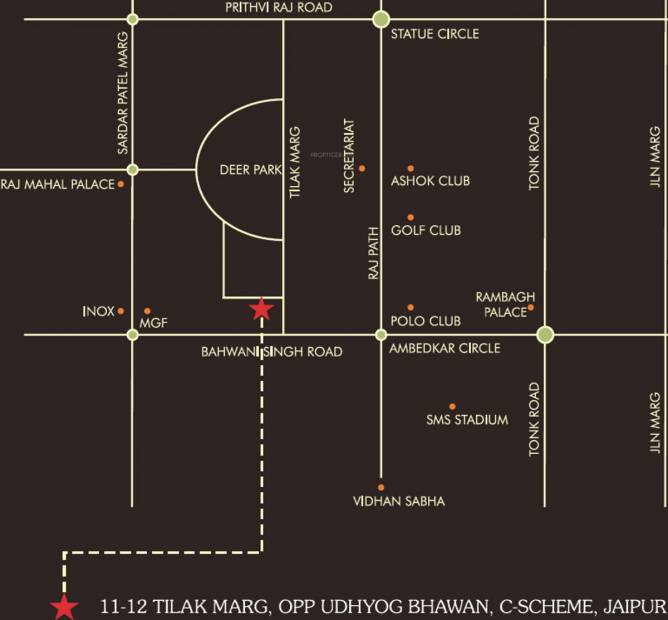 Images for Location Plan of Living The Royal Saket