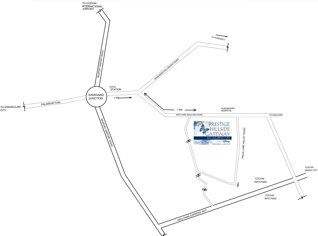 Images for Location Plan of Prestige Hillside Gateway Villas