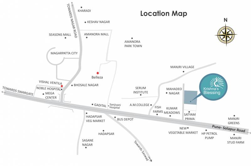 Images for Location Plan of Vishal Krishnas Blessing