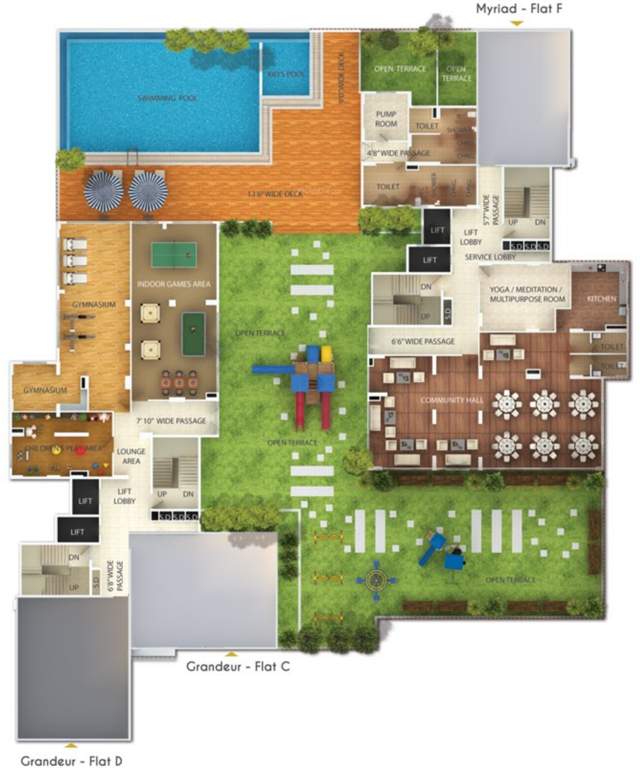Images for Cluster Plan of Oswal Orchard 126