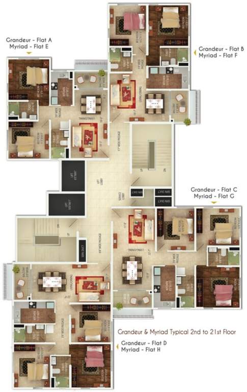 Images for Cluster Plan of Oswal Orchard 126