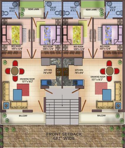 Images for Cluster Plan of Comfy Homes homes Images for Cluster Plan of Comfy Homes