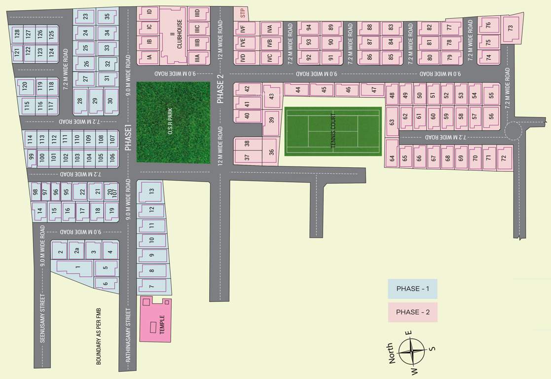  the wind Layout Plan