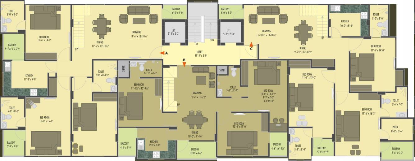 Images for Cluster Plan of Living Bhava