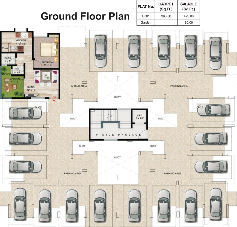 Images for Cluster Plan of Meghaswana Bhakti Serene