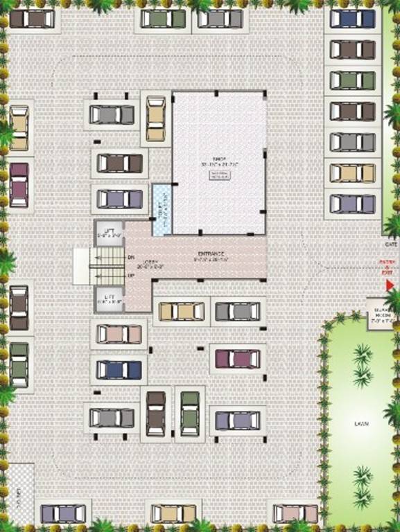 Images for Cluster Plan of DND Lakshdeep Regency