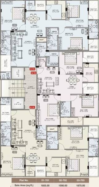 Images for Cluster Plan of DND Lakshdeep Regency