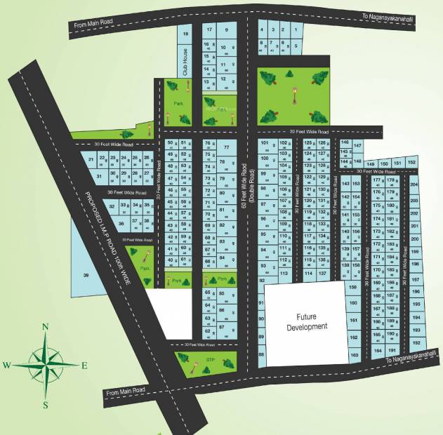 Images for Layout Plan of Anugraha Evergreen Villa Plots