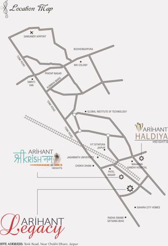  legacy Images for Location Plan of Arihant Legacy