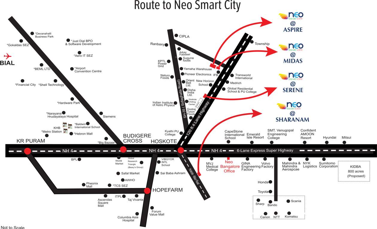  midas at neo smart city Images for Location Plan of Artha Midas at Neo Smart City